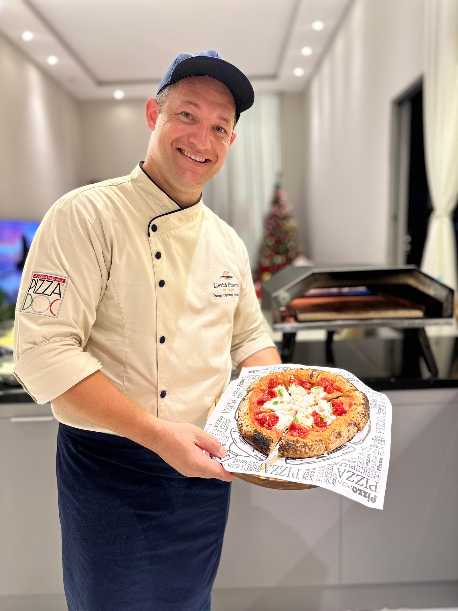 Certificação profissional do chef da Lievità com mestre pizzaiolo Dani Branca